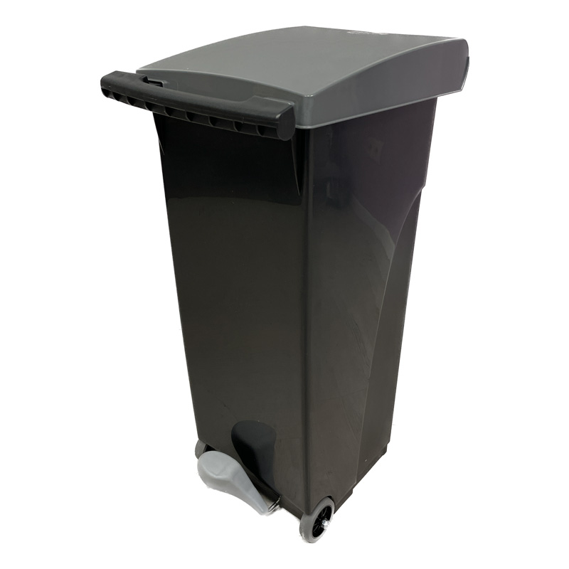 the CLIPPER dustbin is now black: the lid is closed