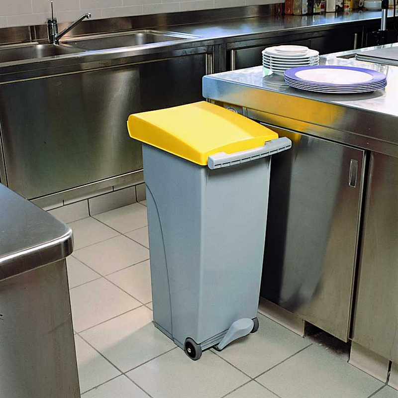 CLIPPER dustbin in a professional kitchen