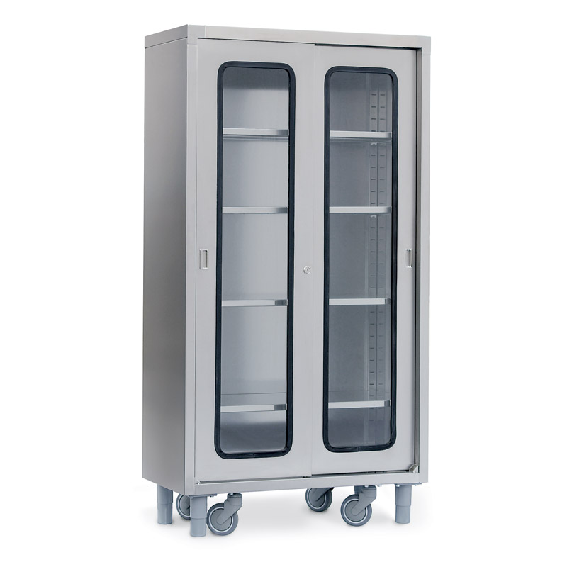 Stainless Steel Cabinet – Sliding Doors