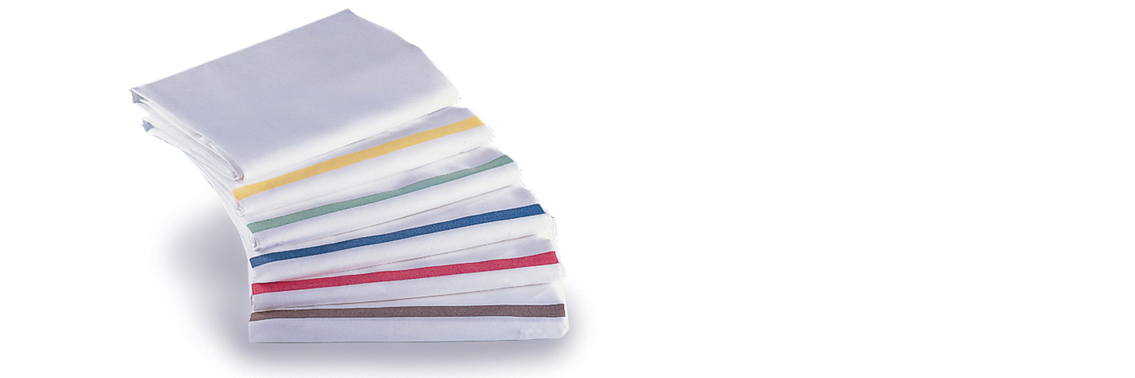bags for dirty linen with different identifying colour stripes