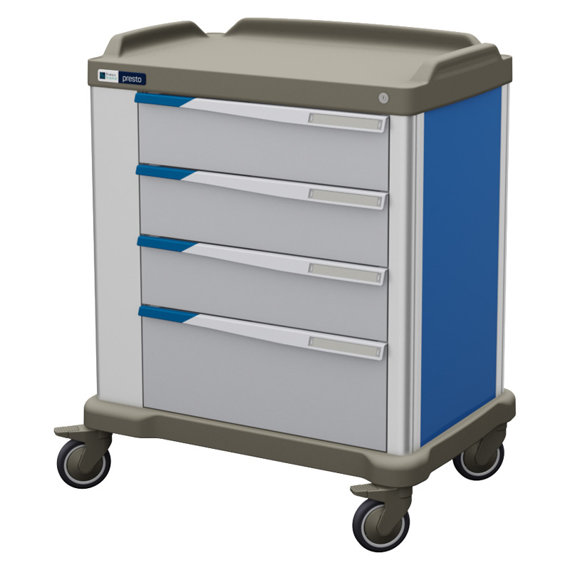 Presto large medication trolley