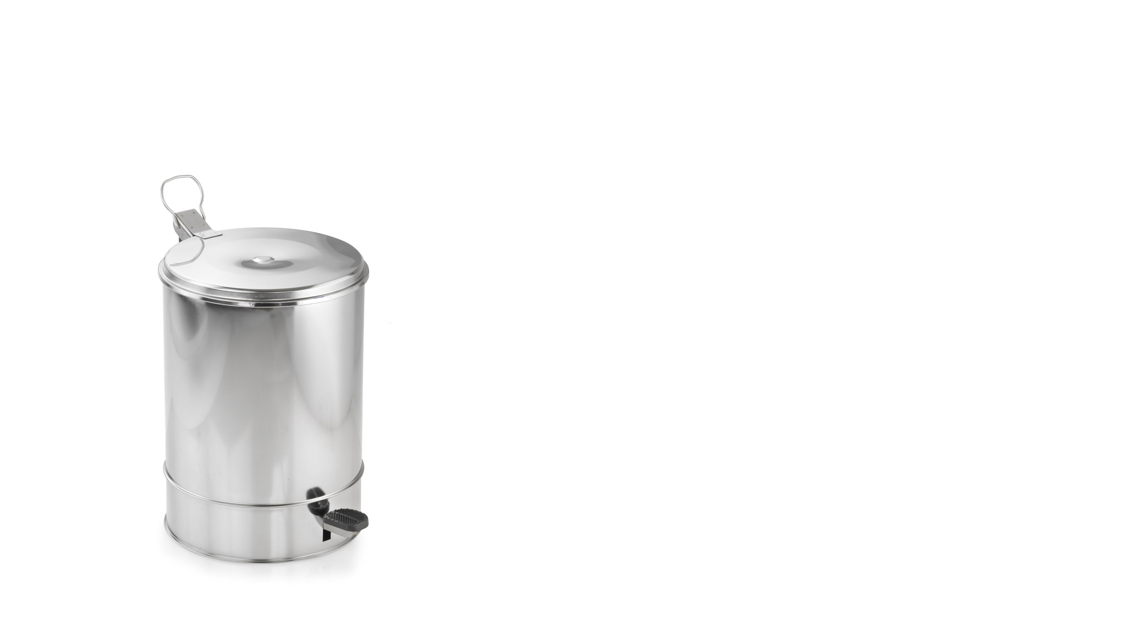 closed MS6I stainless steel bin