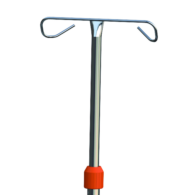 Adjustable IV Pole with 2 Hooks