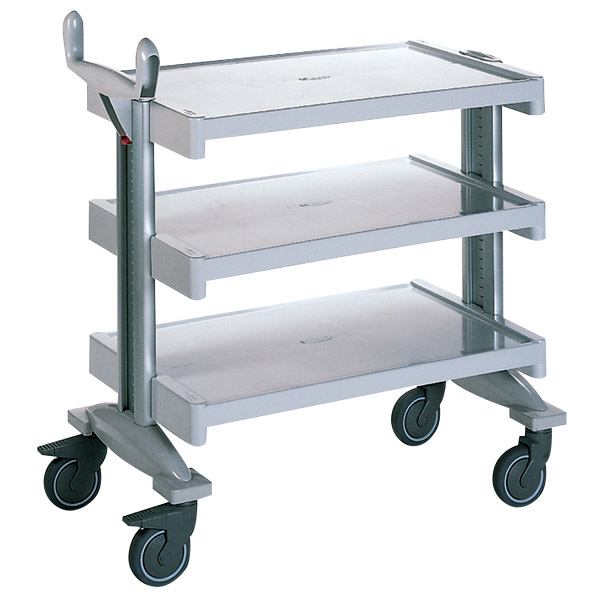 PERMODUL service trolley with 3 shelves, great in any setting and for all uses