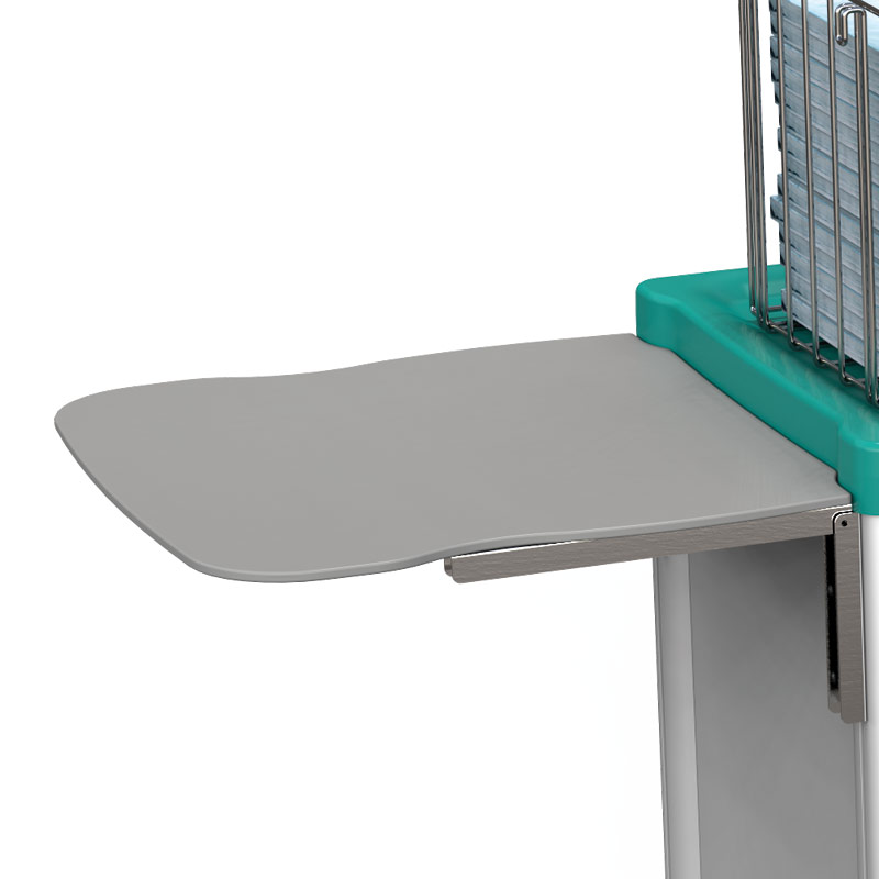 Side store folding table