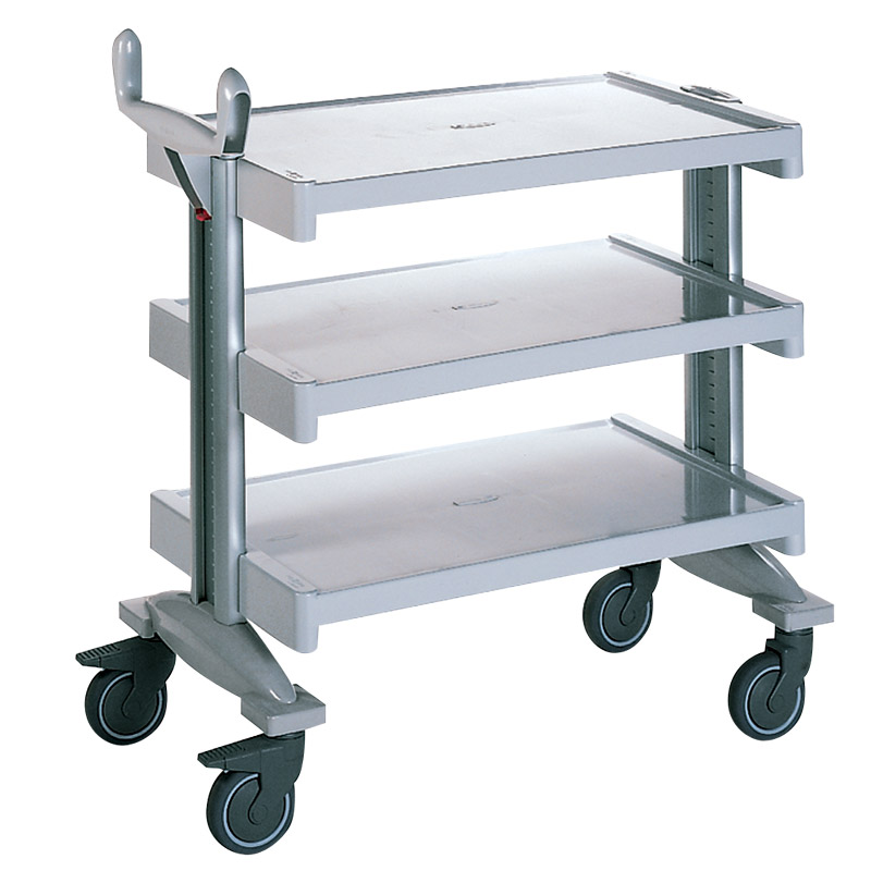 Carrello di servizio Permodul con 3 scaffali