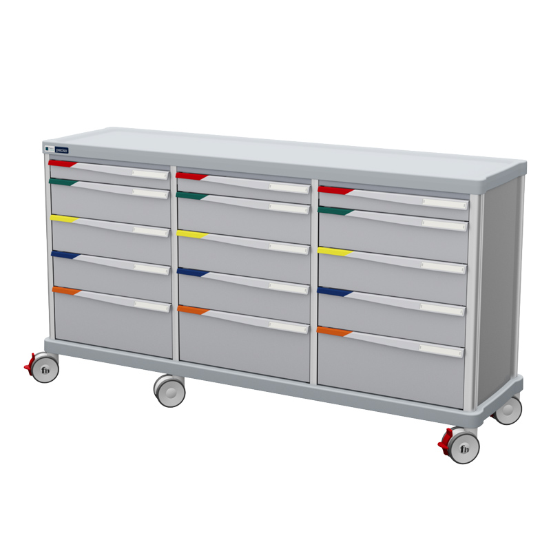 Preciso TRS110 triple logistics column with FH-Drawers only