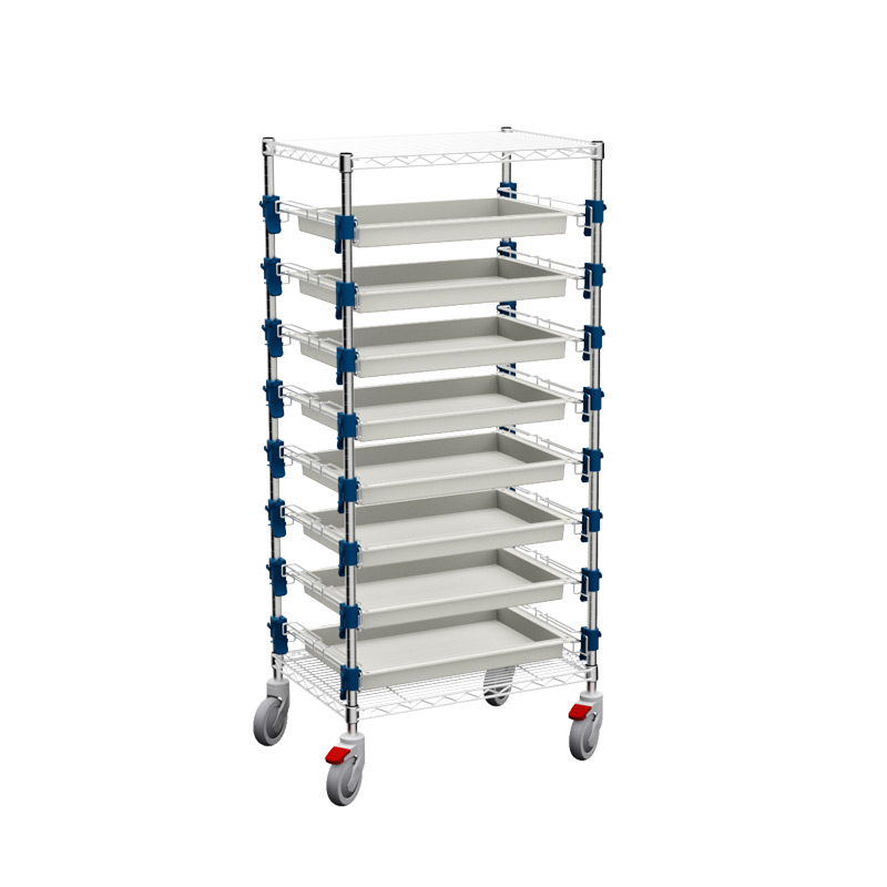 MOSYS-ISO an ISO 600x400 shelving on wheels