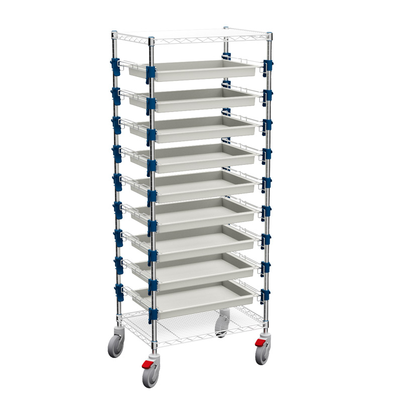 MOSYS-ISO an ISO 600x400 shelving on wheels