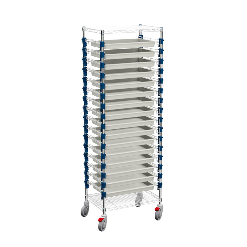 MOSYS-ISO an ISO 600x400 shelving on wheels