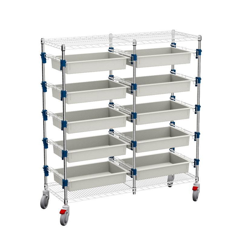 MOSYS-ISO an ISO 600x400 shelving on wheels