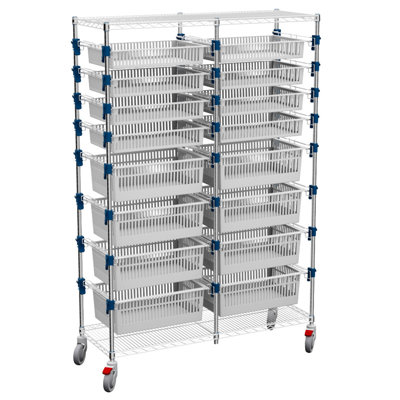 MOSYS-ISO an ISO 600x400 shelving on wheels