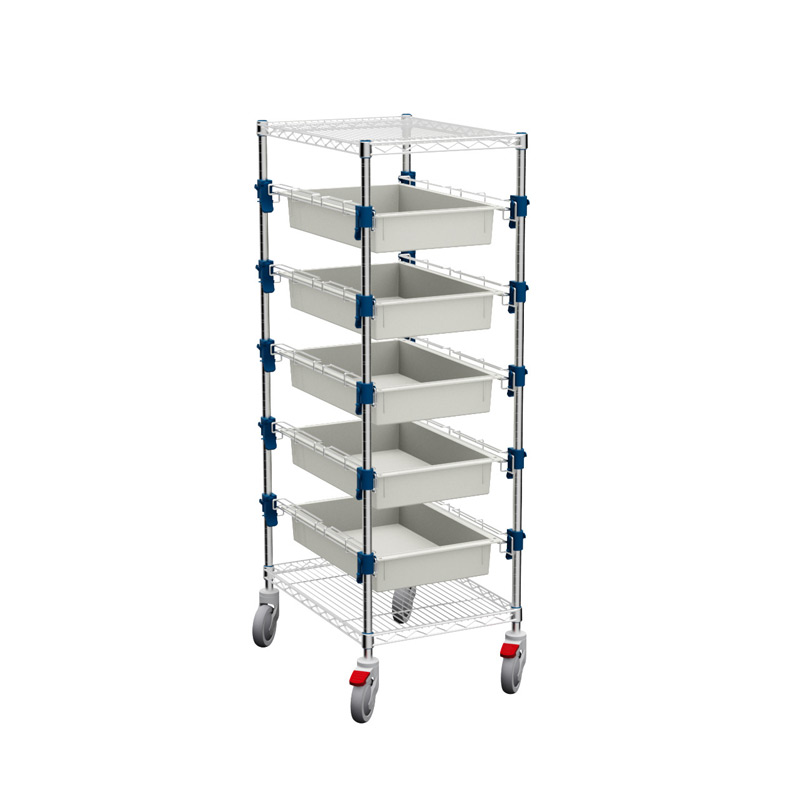 MOSYS-ISO an ISO 600x400 shelving on wheels