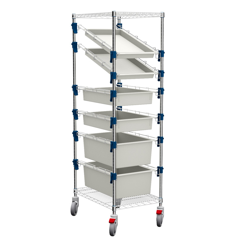 MOSYS-ISO an ISO 600x400 shelving on wheels