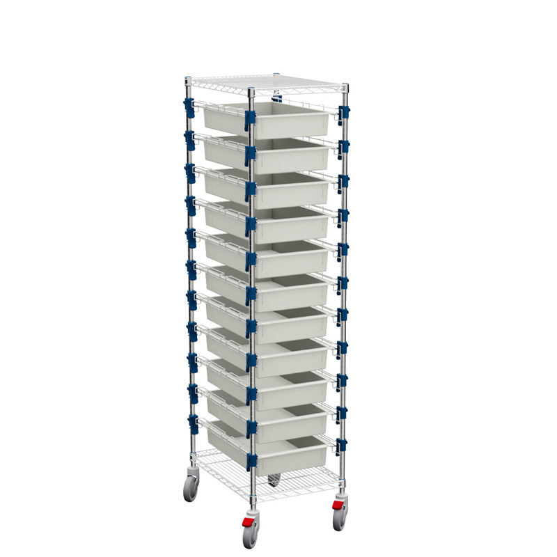 MOSYS-ISO an ISO 600x400 shelving on wheels