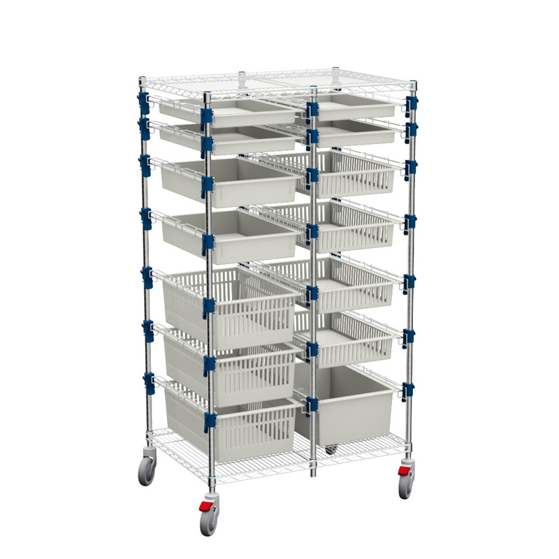 MOSYS-ISO an ISO 600x400 shelving on wheels