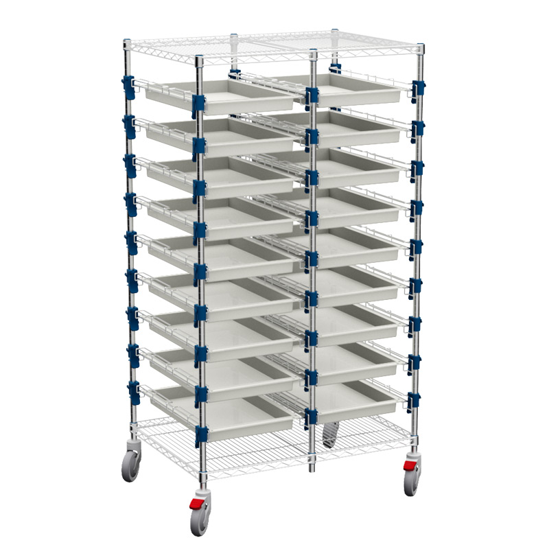 MOSYS-ISO an ISO 600x400 shelving on wheels