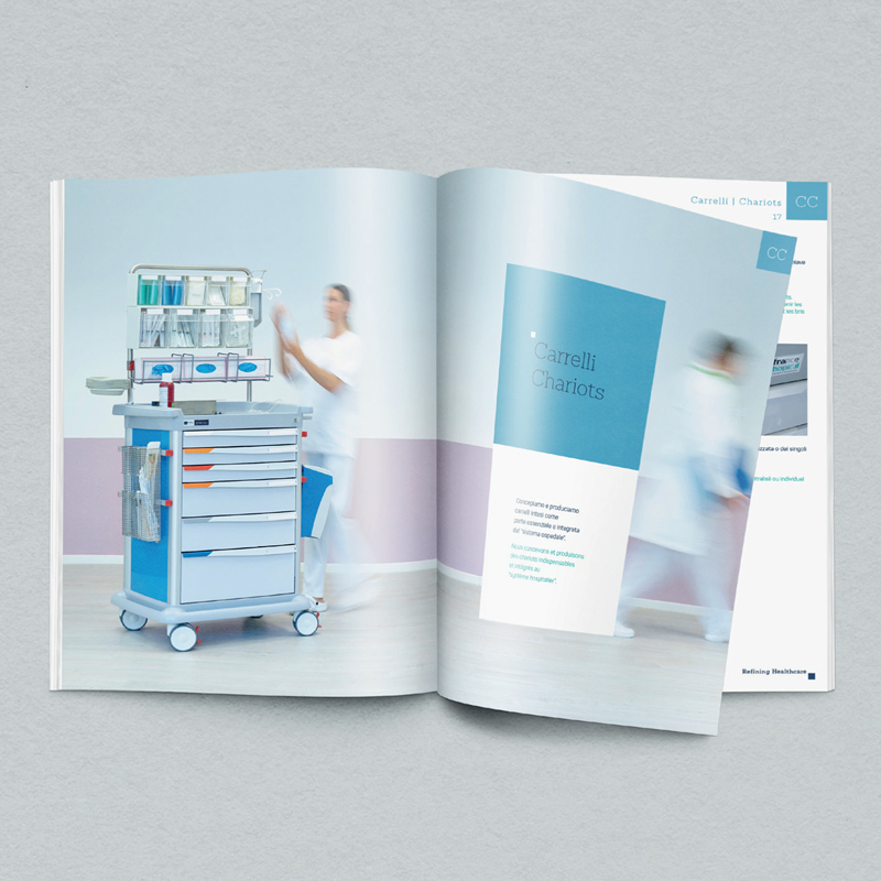 FH new general catalogue open at the trolleys chapter