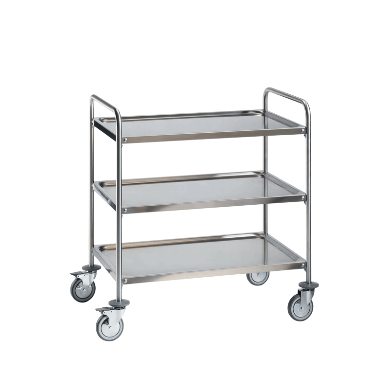 CS963 stainless steel AISI304 service trolley for OP rooms
