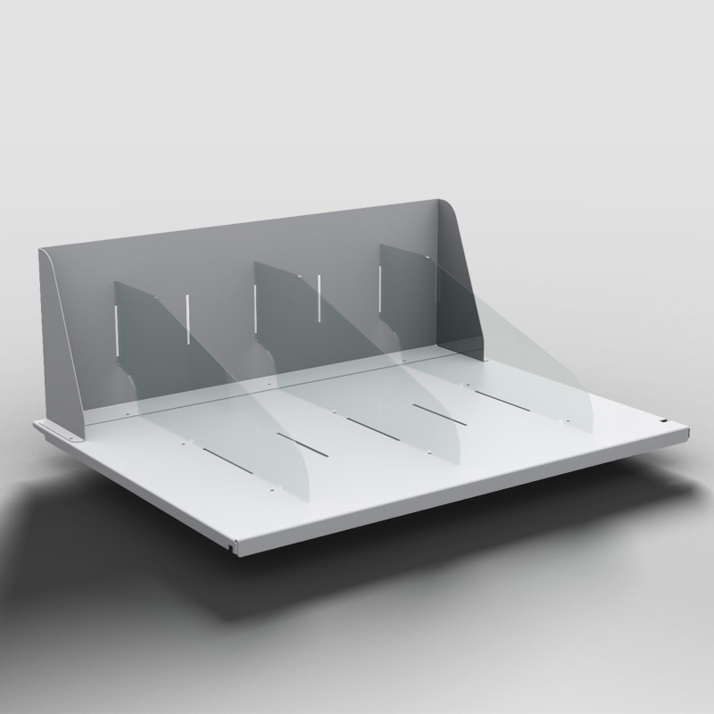 a very handy ISO 600x400 compliant shelf with a rear wall