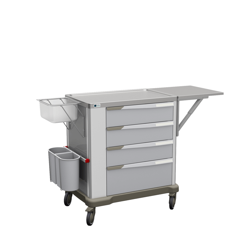 GS6 plaster cart with 600 mm FH-Drawers