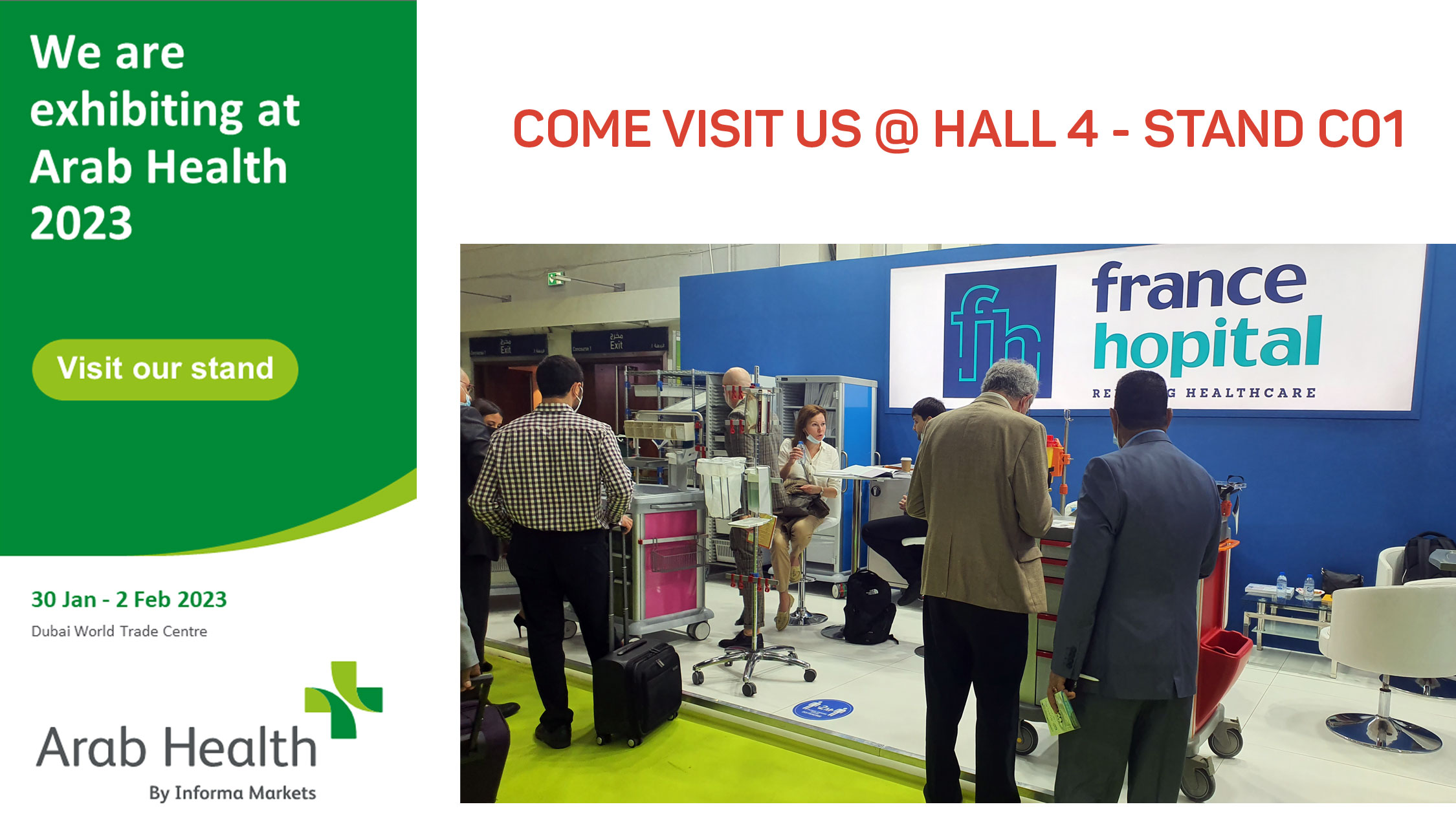 banner Arab Health 2023 FH stand