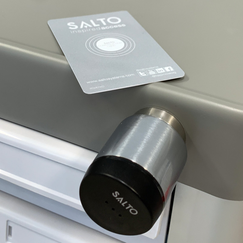 the Salto RFID activated electronic lock