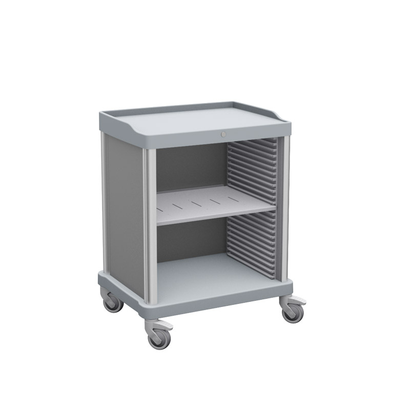 PERLA trolley front 600, 8 modules high with open front
