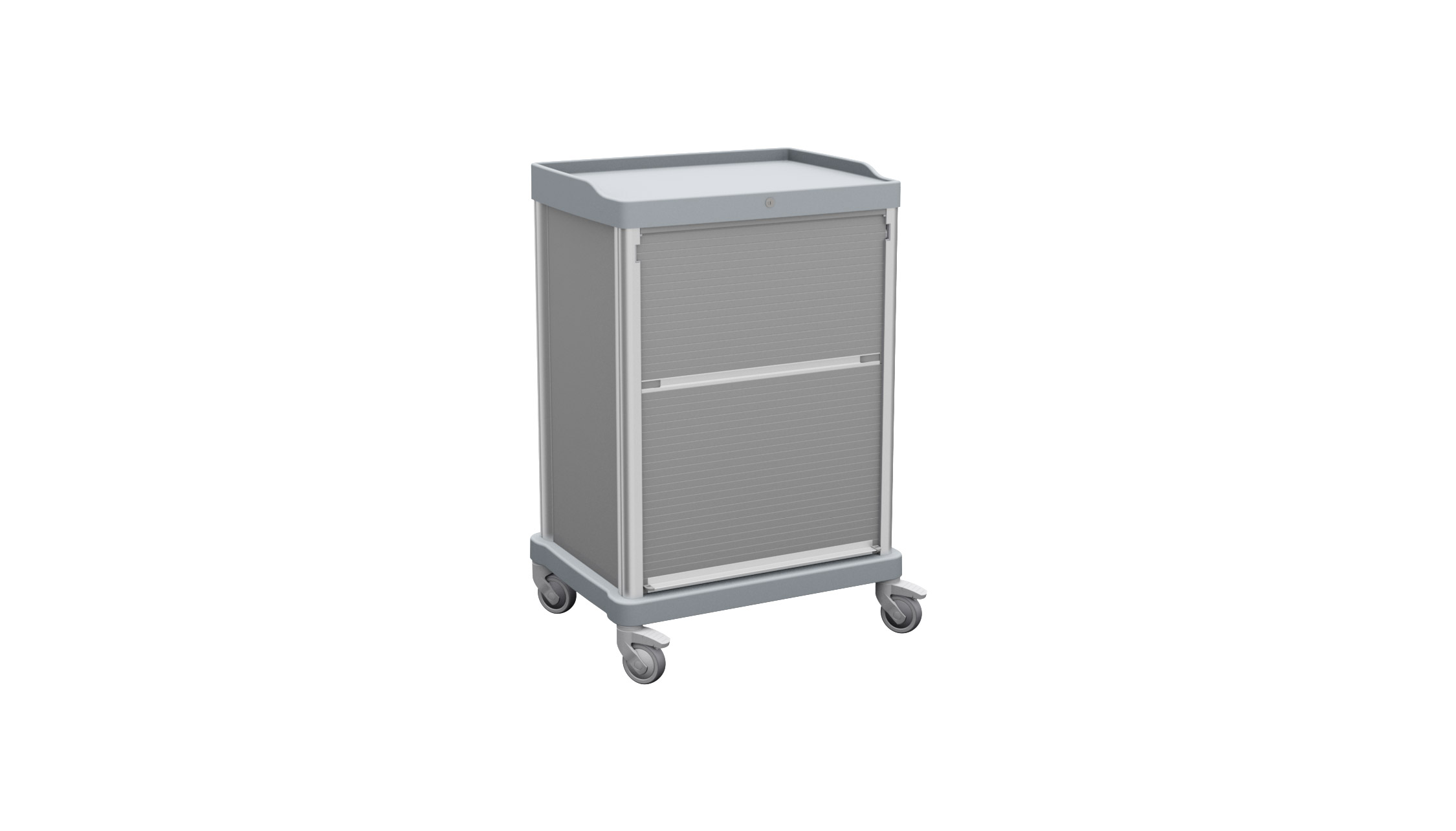 carrello PERLA 600, altezza 10 moduli con serranda